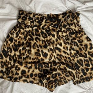 cheetah print shorts